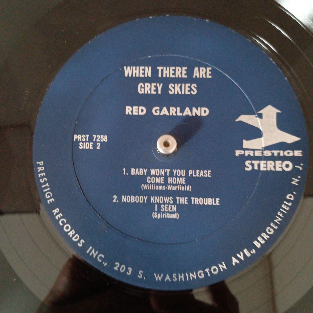 ジャズレコード　レッドガーランド/フェン・ゼア・アー・グレイ・スカイ