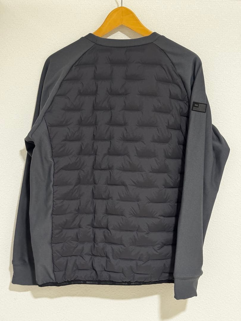 ブリーフィング　ゴルフ　 HYBRID DOWN CREWNECK Lサイズ