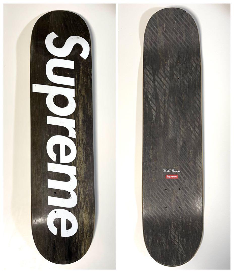 Supreme スケートボードデッキ ブラック