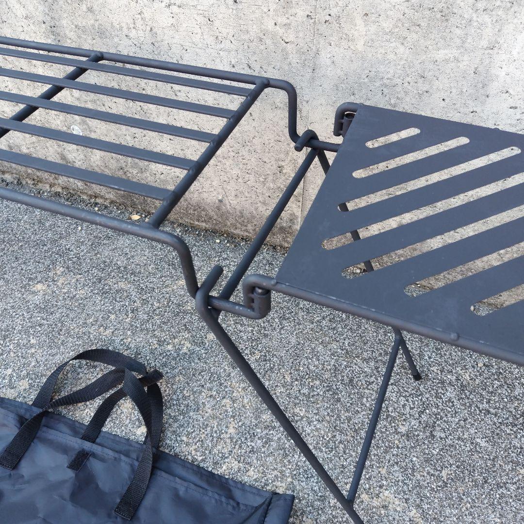 ベルモント アイアン焚火スタンド　フルセット(収納ケース付)