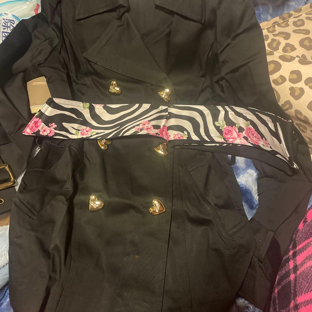 MAKERS ブラック トレンチコート