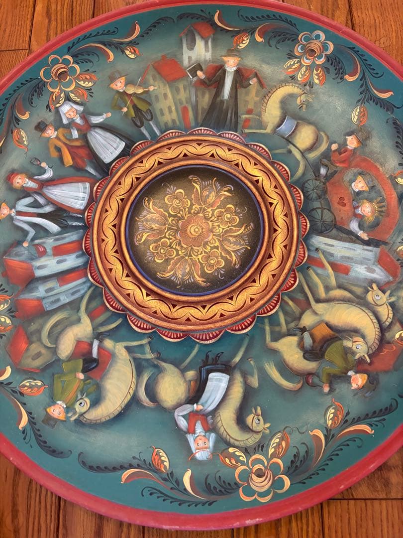 木製皿　51センチ　　未完成品