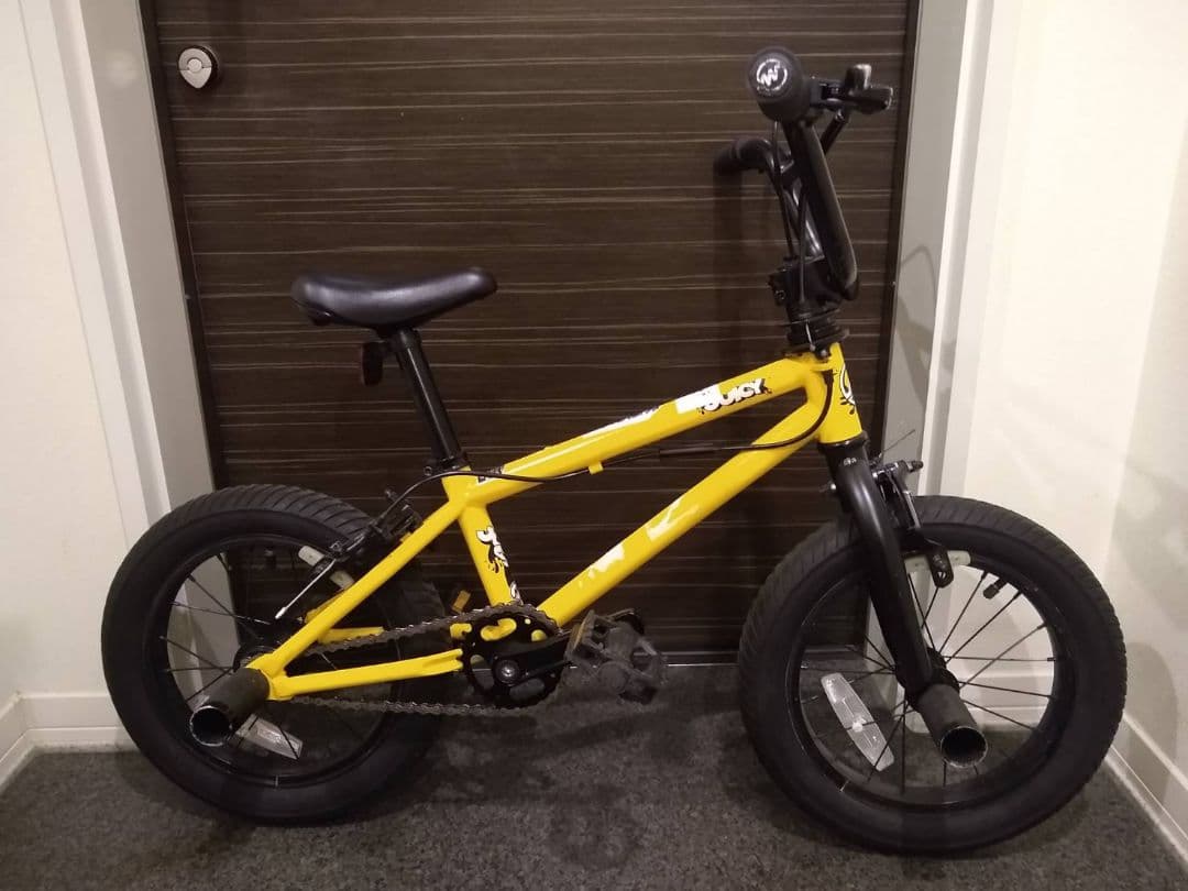 【かつりん】幼児用BMX自転車 イエロー