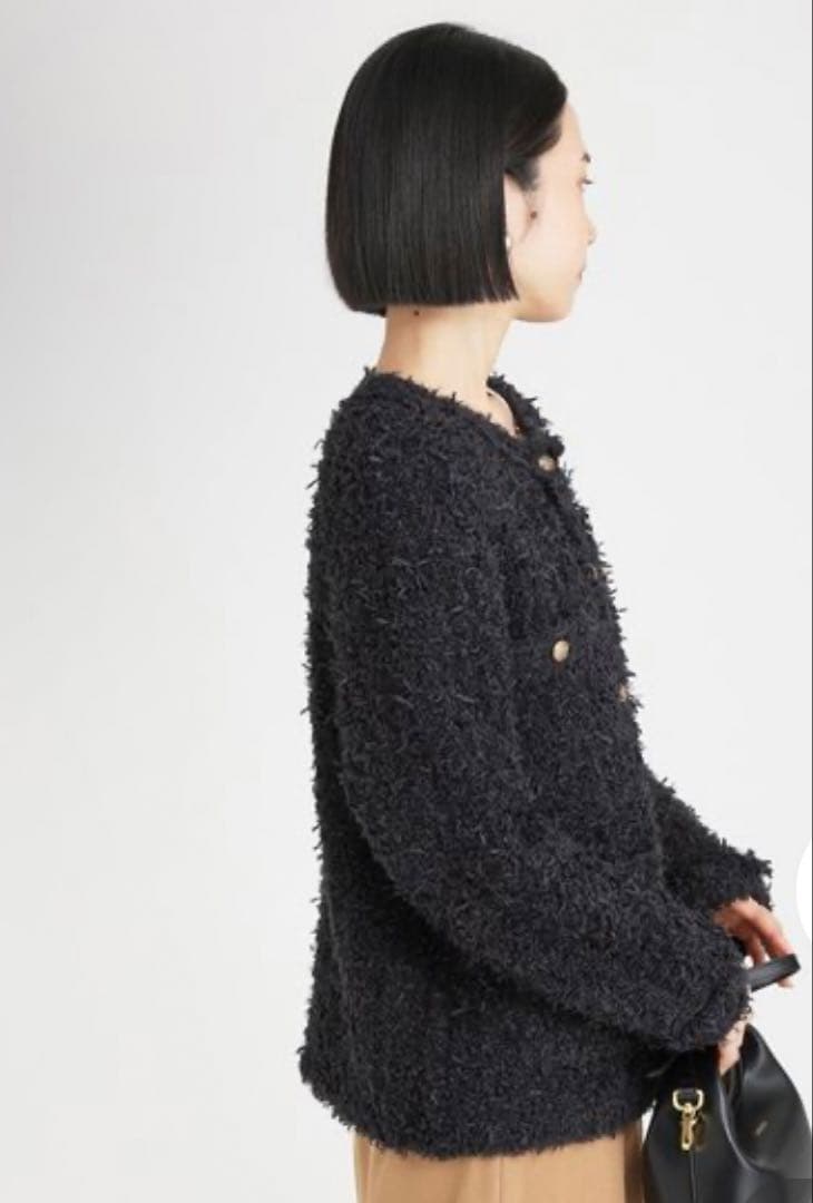 美品⭐︎ツイードニットジャケット BABYLONE バビロン⭐︎定価29,700円