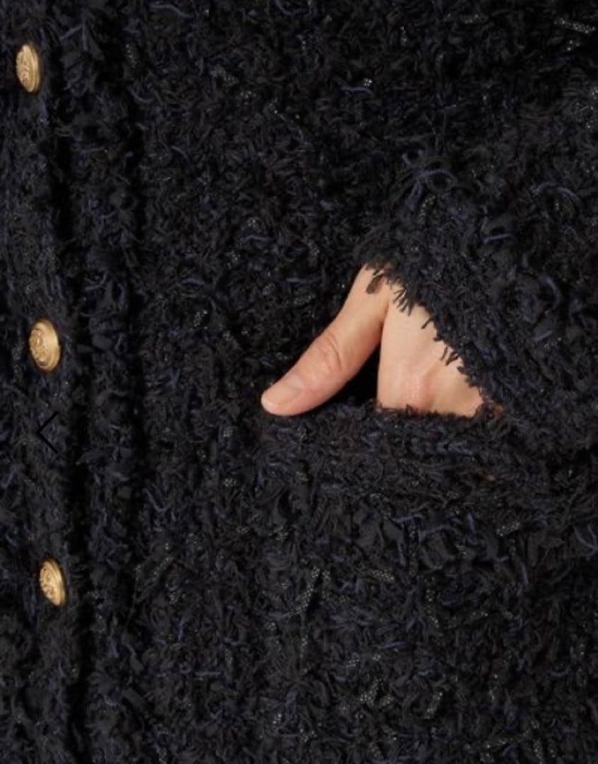 美品⭐︎ツイードニットジャケット BABYLONE バビロン⭐︎定価29,700円