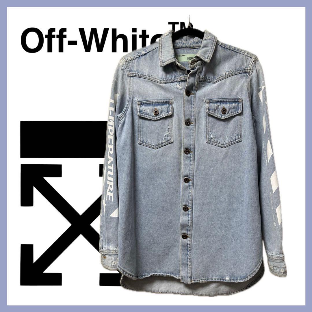 Off-White デニムジャケット シャツ OMYD001S18386023