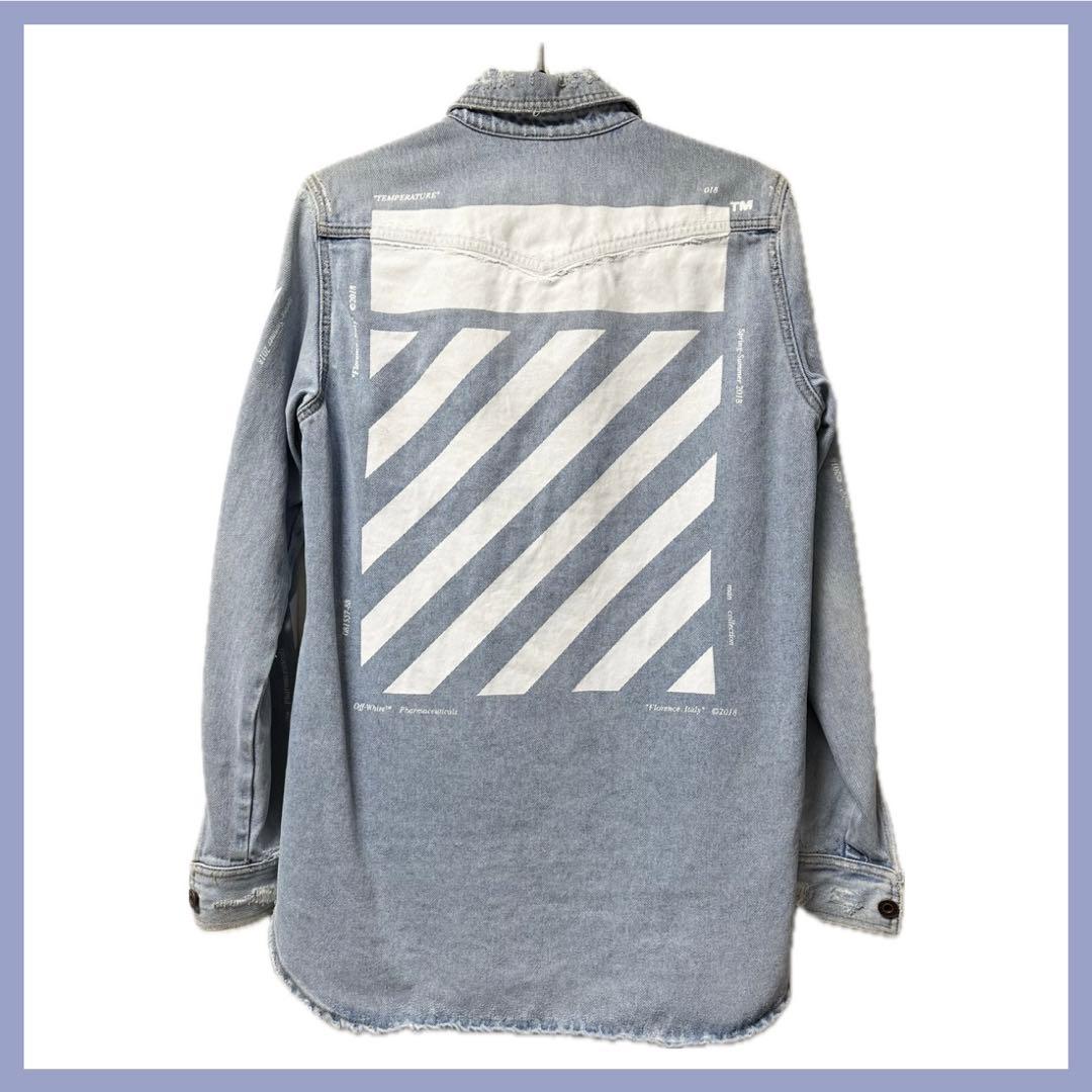 Off-White デニムジャケット シャツ OMYD001S18386023