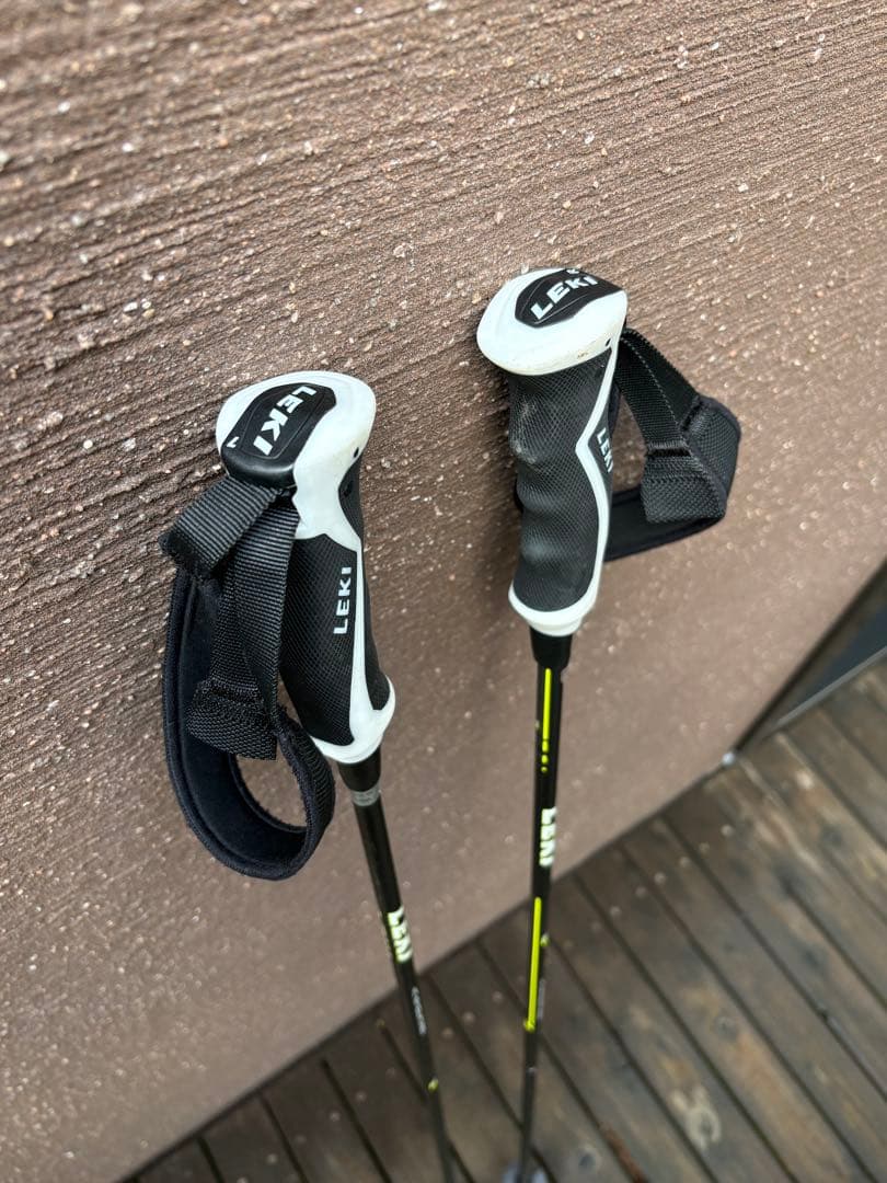 スキーストック　LEKI カーボン　115.5cm