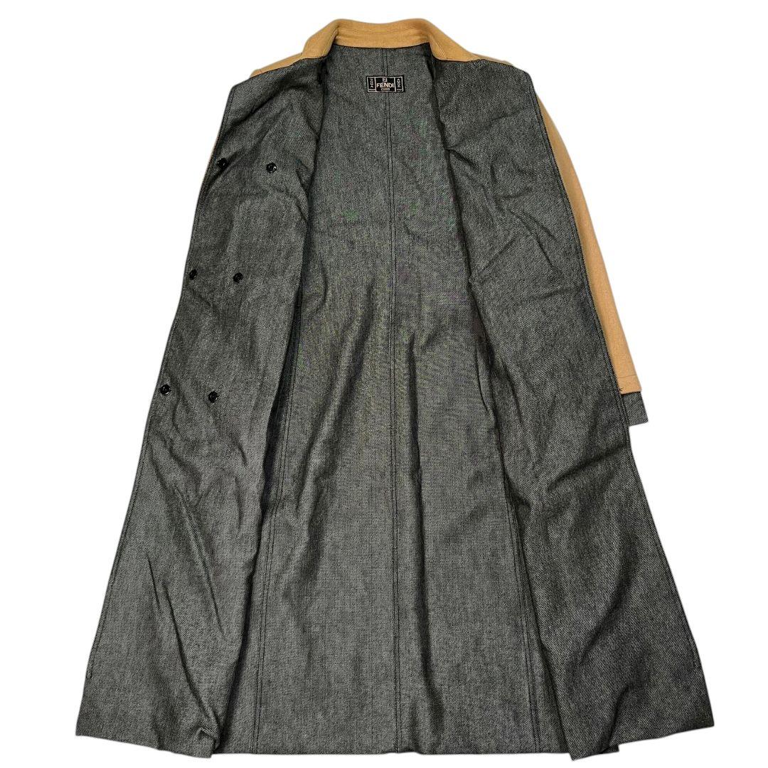 【やまとなでしこ松嶋菜々子着用】 フェンディ　ロングコート　キャメル　ベルト