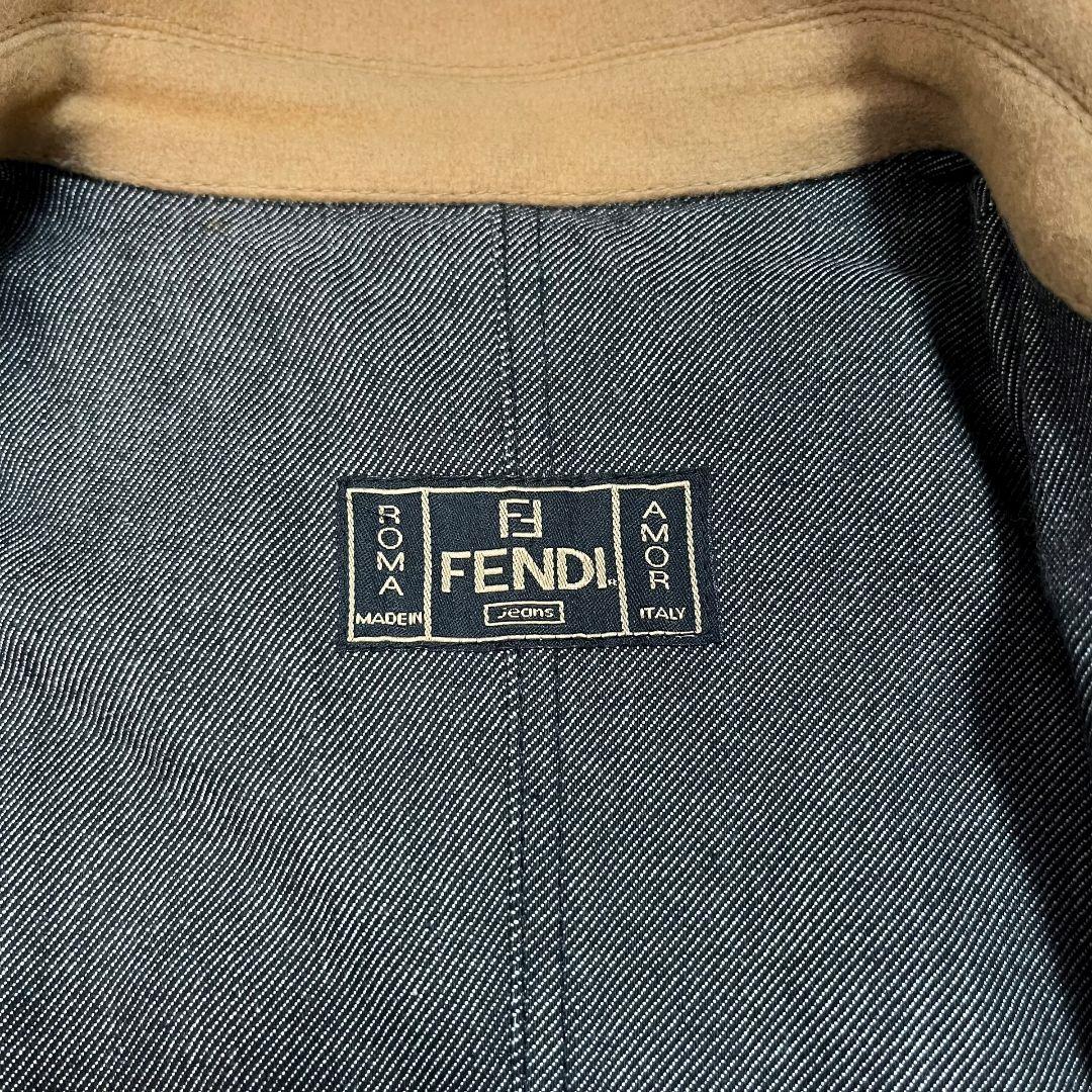 【やまとなでしこ松嶋菜々子着用】 フェンディ　ロングコート　キャメル　ベルト