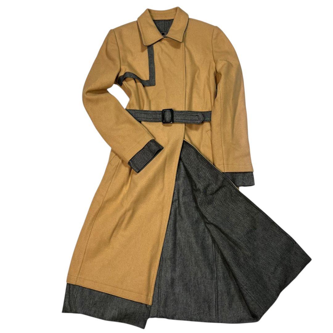 【やまとなでしこ松嶋菜々子着用】 フェンディ　ロングコート　キャメル　ベルト