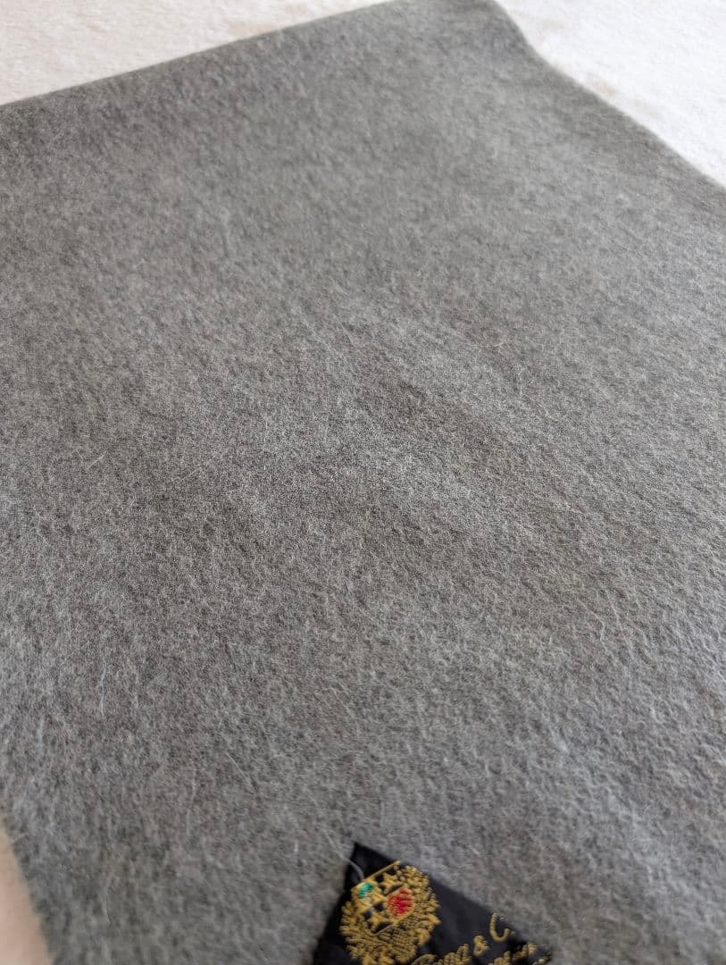 Loro Piana ロロピアーナ カシミヤ100% マフラー グレー