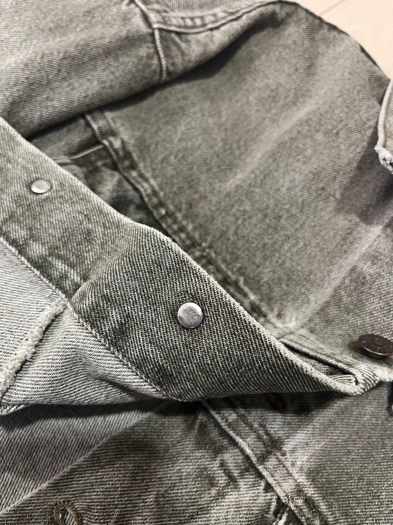 Levi's ブラック デニムジャケット 70598 先染め アメリカ製