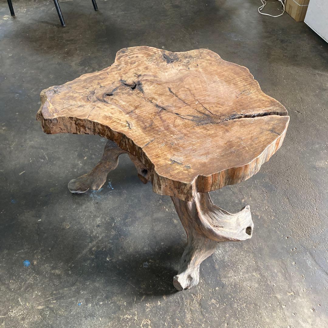 m*o様 引き取り歓迎 流木脚のテーブル 天然木 一枚板 ナチュラル