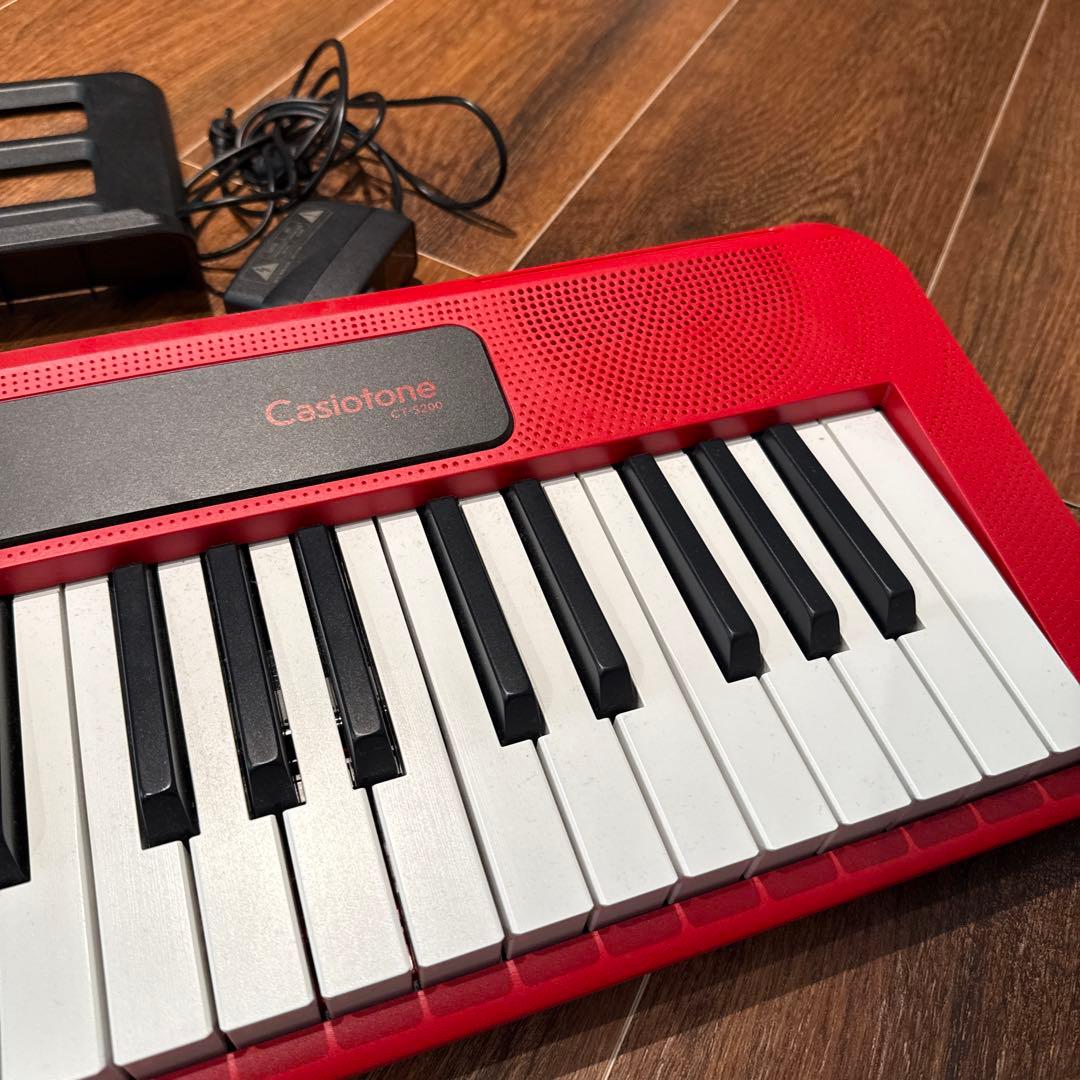 CASIO Casiotone CT-S200 赤・レッド 61鍵盤