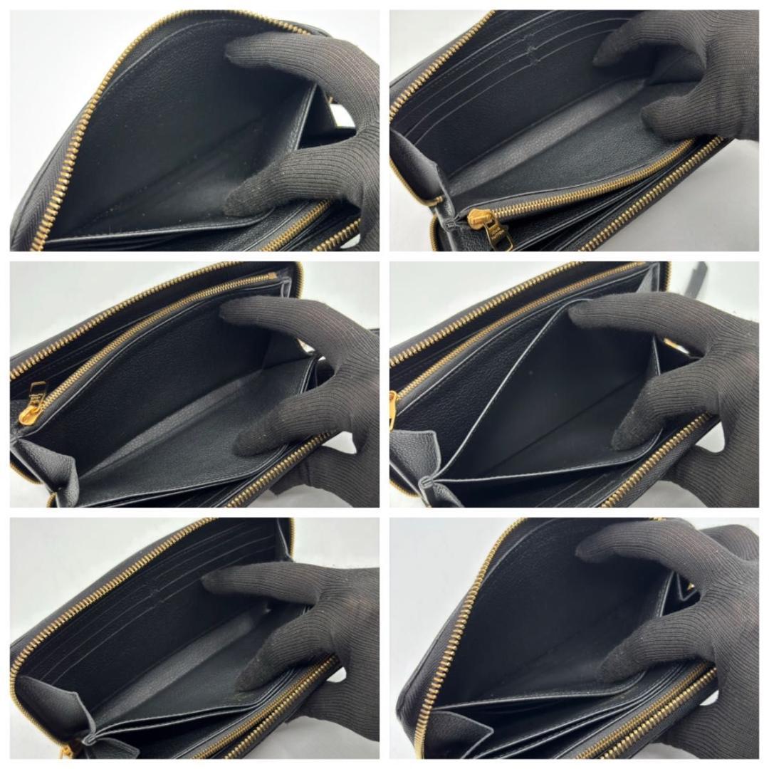 最新型 ルイヴィトン モノグラム ジャイアント ジッピーウォレット 黒 白