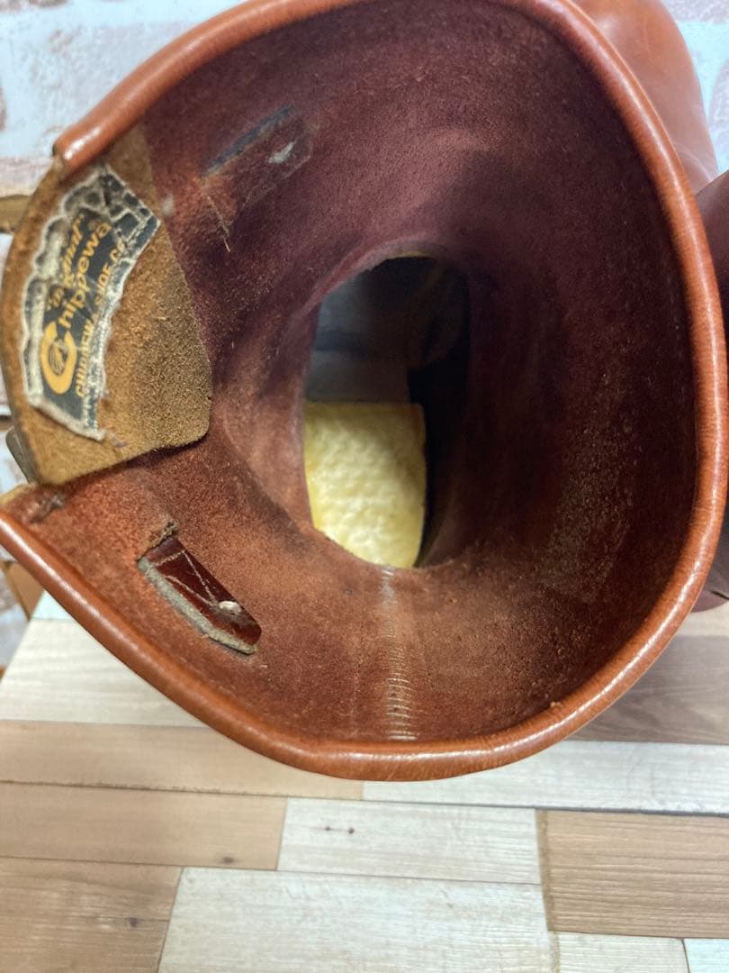 Chippewa黒タグエンジニアブーツコードバン赤茶バーガンディー10E