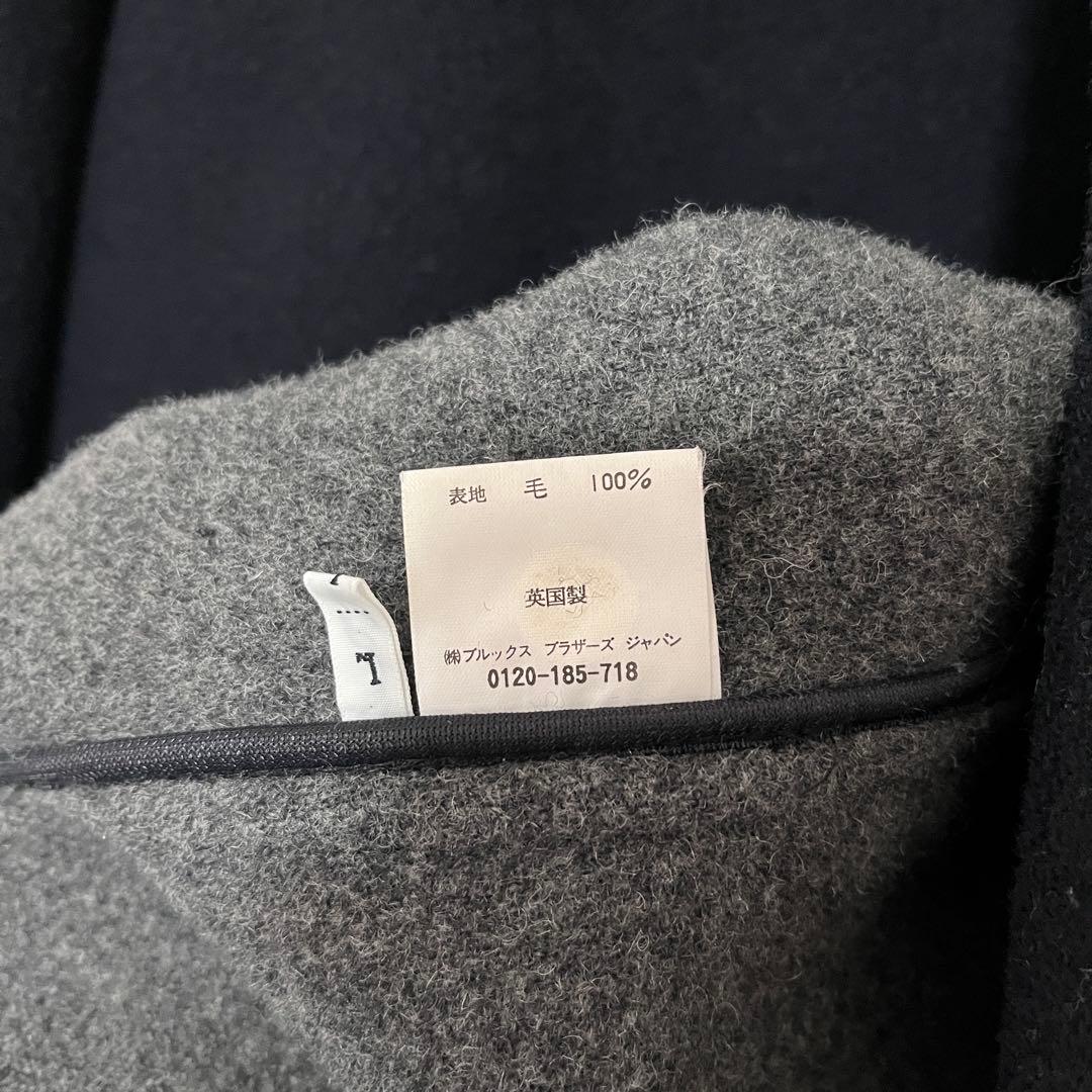 Brooks Brothers ダークネイビー ウール100% イギリス製