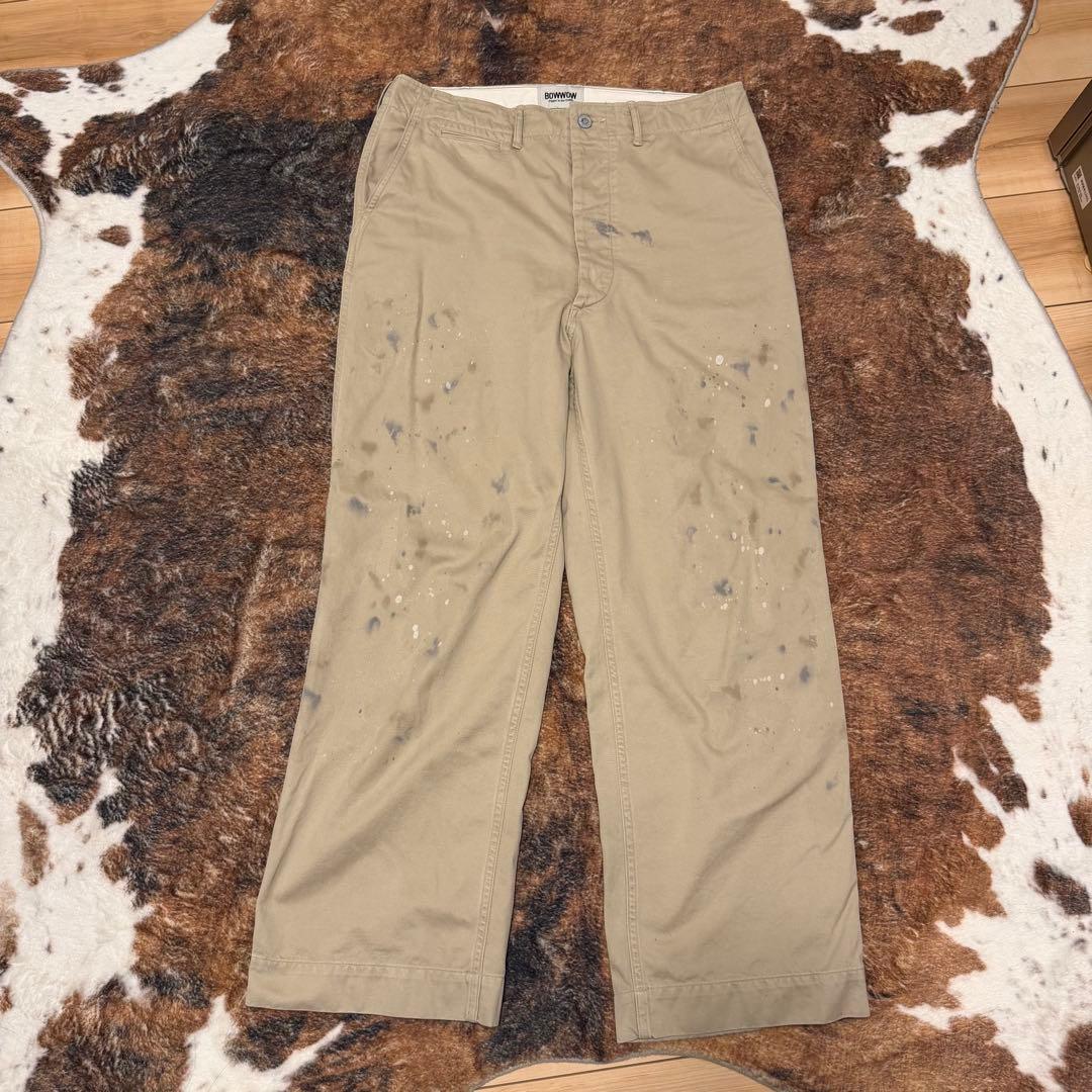 BOWWOW ペイント加工　チノパン