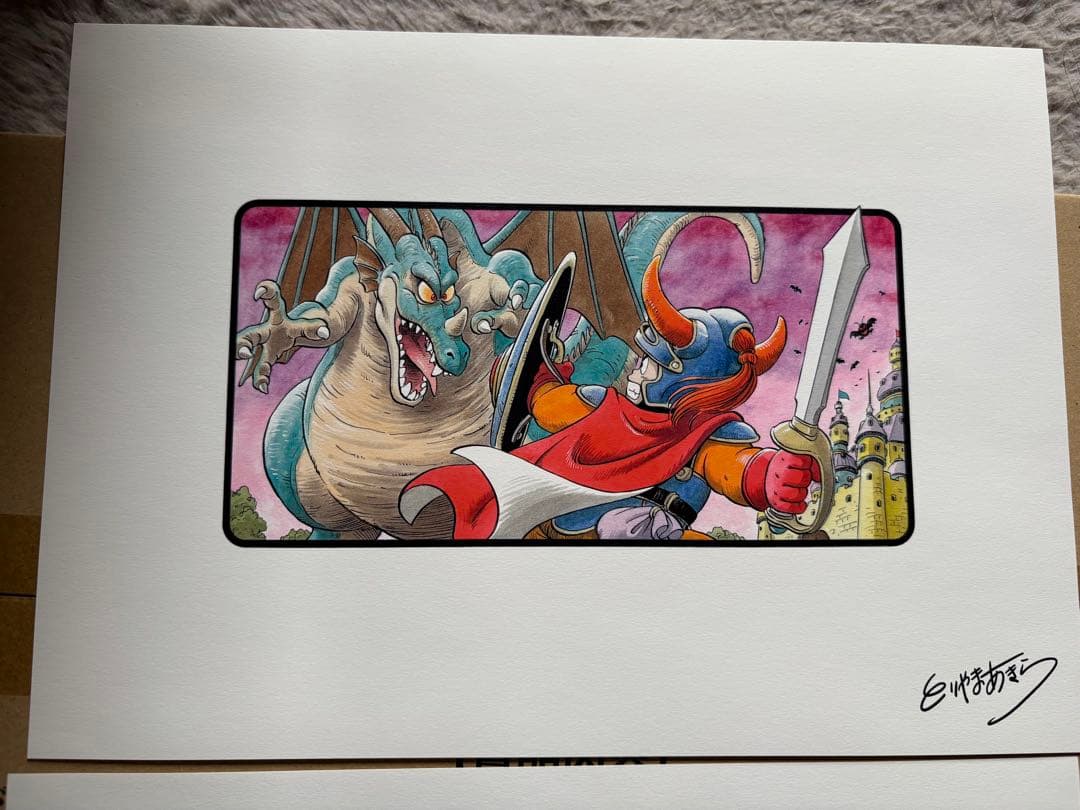 DQ 30周年記念 鳥山明 複製原稿セット　ドラクエⅠ Ⅱ Ⅲ ドラゴンクエスト