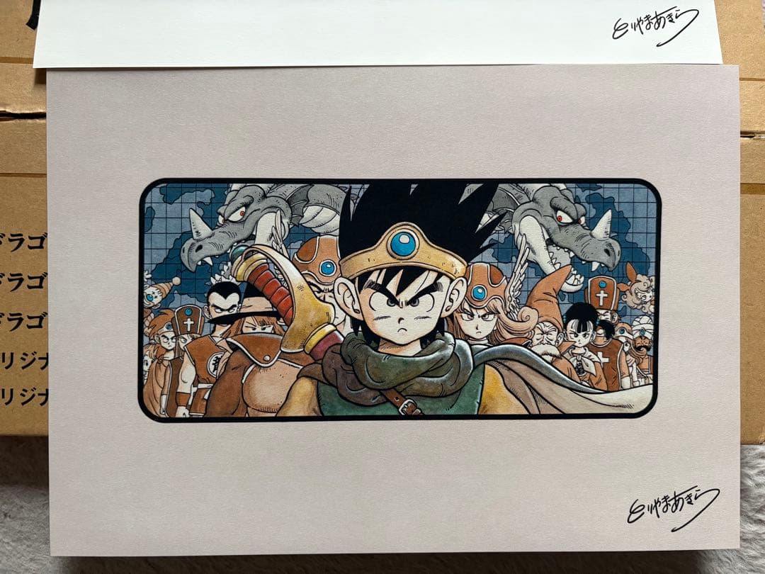 DQ 30周年記念 鳥山明 複製原稿セット　ドラクエⅠ Ⅱ Ⅲ ドラゴンクエスト