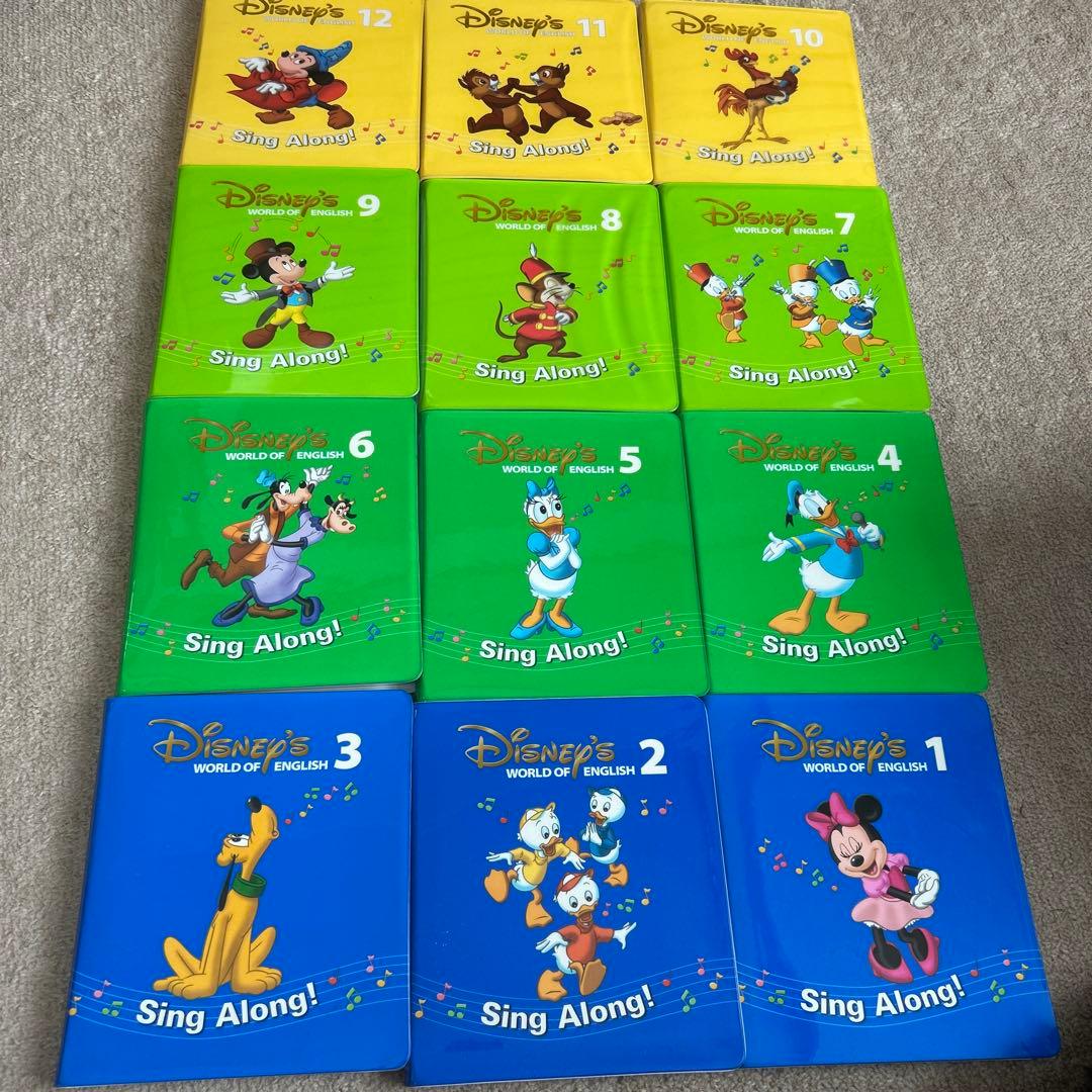 DWE ディズニー英語システム　シングアロング プレイアロング　DVDセット