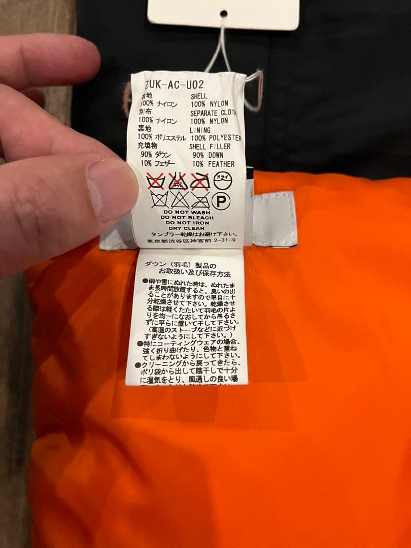 新品 ファセッタズム FACETASM ダウンマフラー ネックウォーマー