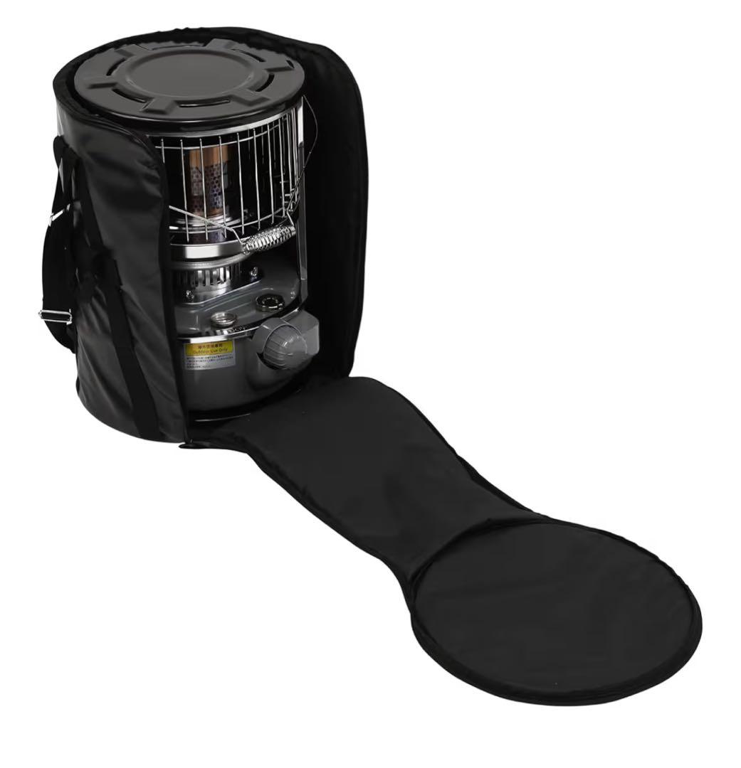 PASCO 石油ストーブ　JKH-1S. 対流式　収納バッグ付き　ブラック