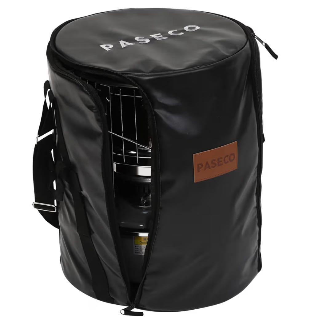 PASCO 石油ストーブ　JKH-1S. 対流式　収納バッグ付き　ブラック