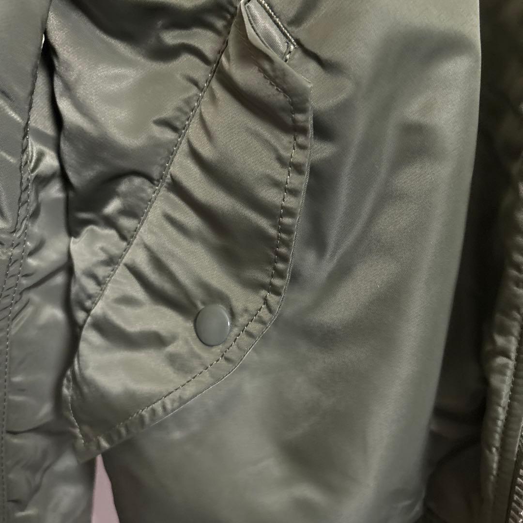 【美品】ALPHA アルファ　MA-1フライトジャケット ブルゾン