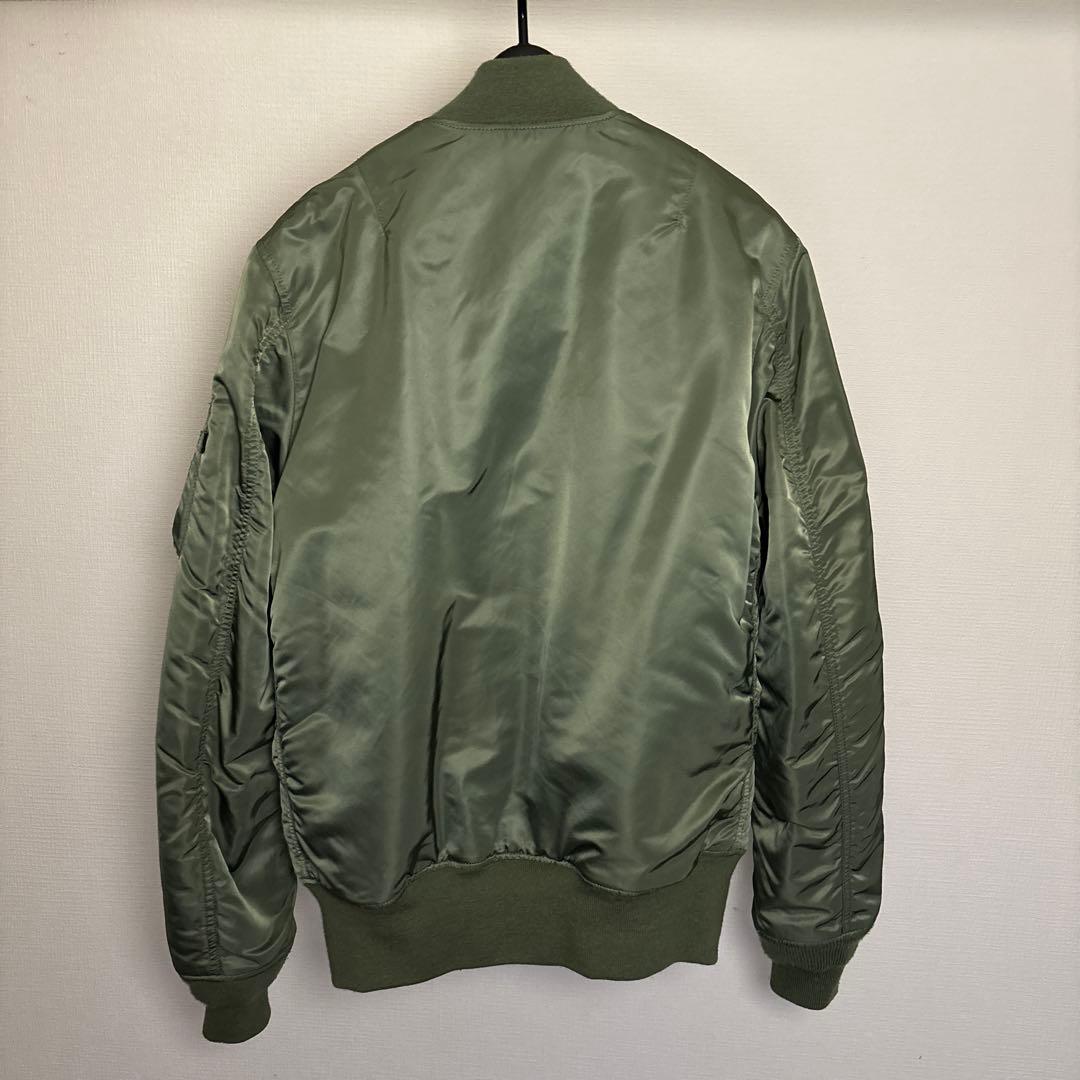 【美品】ALPHA アルファ　MA-1フライトジャケット ブルゾン