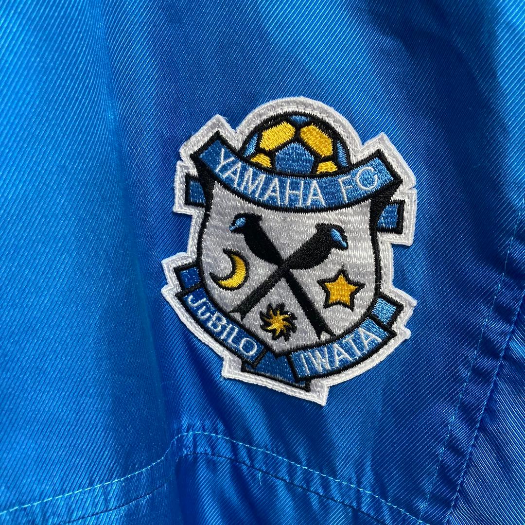 90s YAMAHA ヤマハ ジュビロ磐JUBILO ナイロンジャケット 青黒白