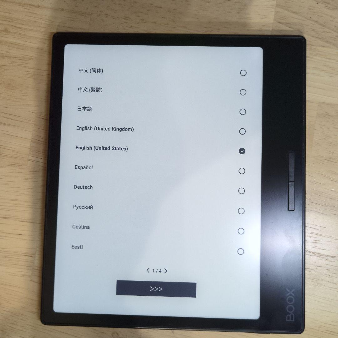 boox page 7インチE-inkタブレット