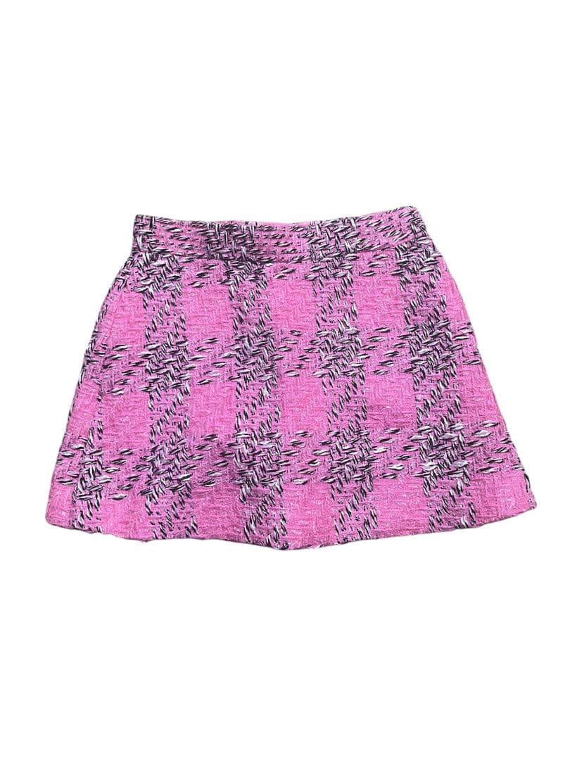 sheller チェック柄 ミニスカート ピンク　値下げはこれ以上は交渉次第