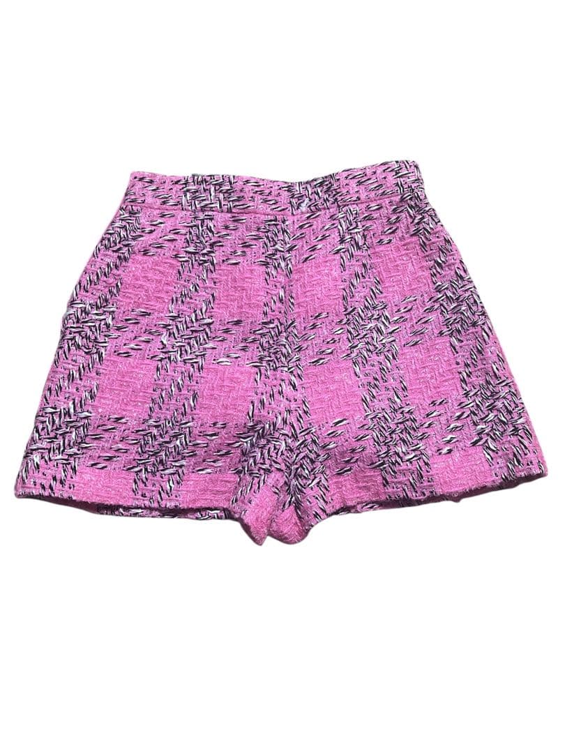 sheller チェック柄 ミニスカート ピンク　値下げはこれ以上は交渉次第