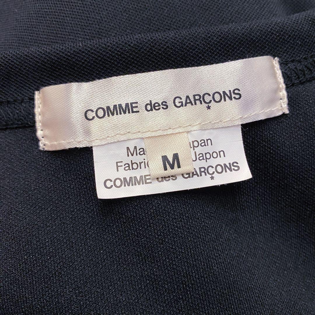 コムデギャルソン エステルフリルカットソー ブラック AD2024