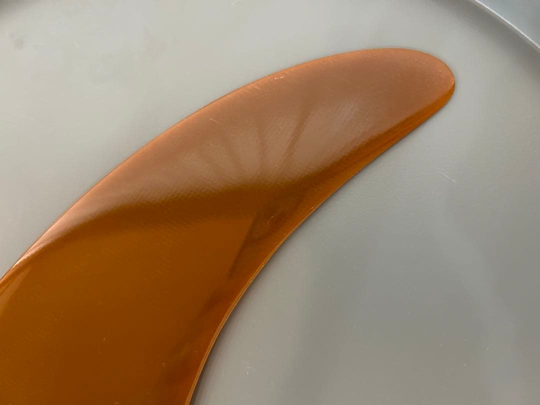 TRUE AMES YATER シングルフィン 7.5インチ ブラウン