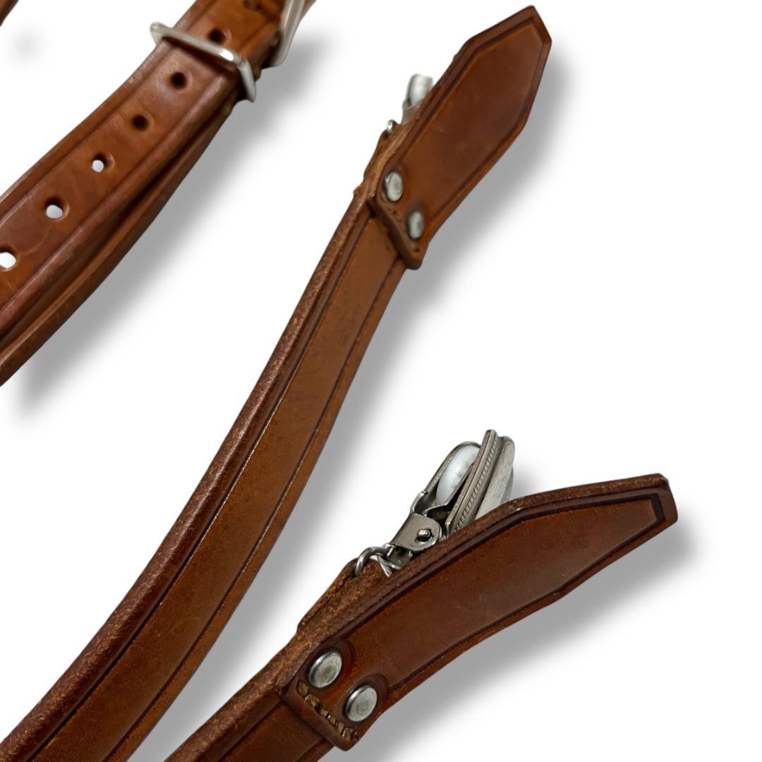 DSQUARED２　ディースクエアード　レザー サスペンダーベルト 希少品