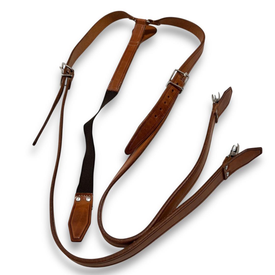 DSQUARED２　ディースクエアード　レザー サスペンダーベルト 希少品