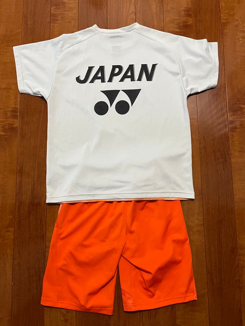 本日限定値下げ‼️美品❣️YONEX JAPANモデルTシャツ＆ハーフパンツセットＳ