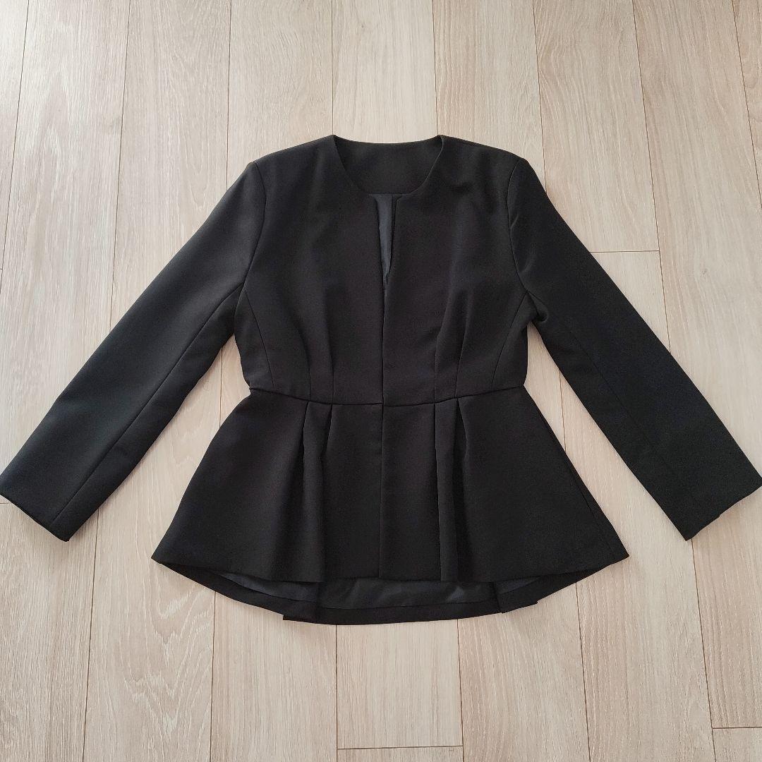 セレモニースーツ 3点セット ジャケット ボウタイブラウス テーパードパンツ