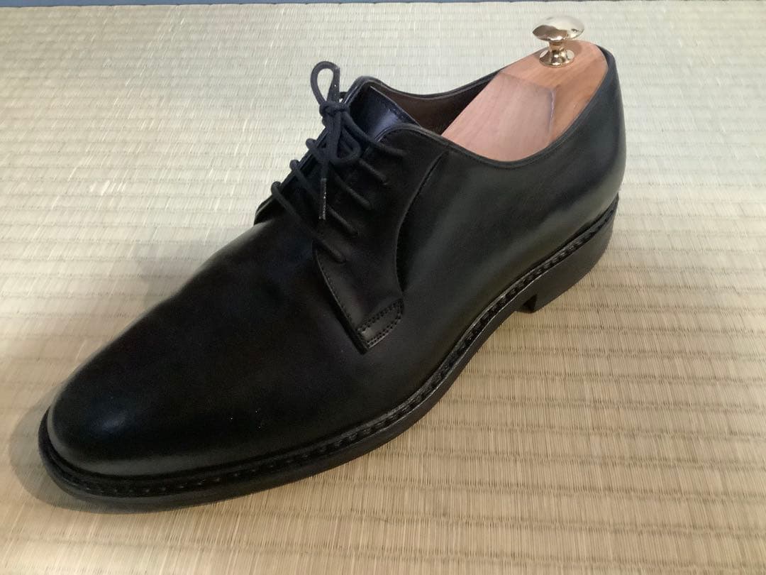 Jalan Sriwijaya プレーントゥ　98651 UK9 1/2黒