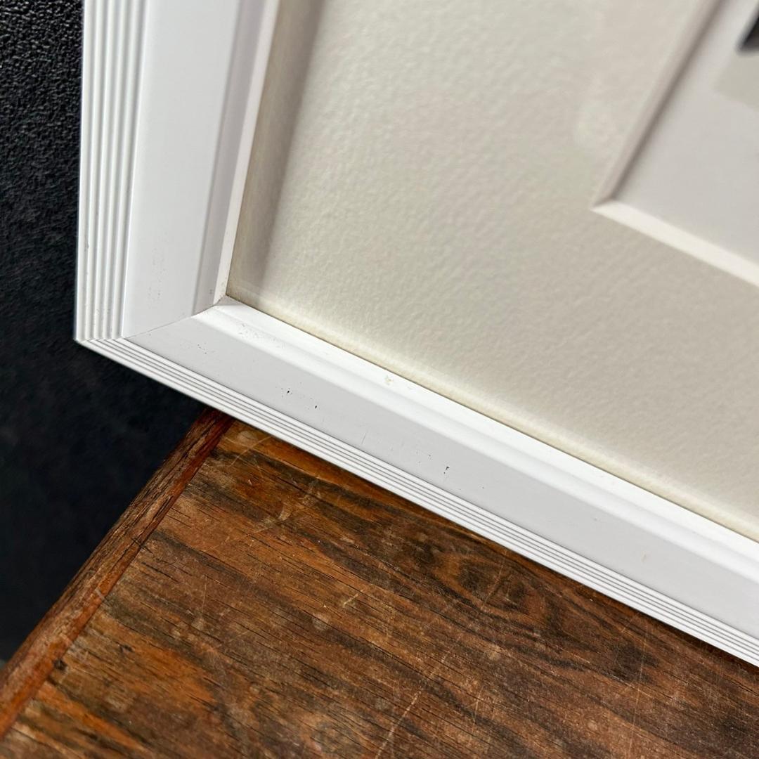 美品 中島潔「静寂」レフグラフ 直筆サイン入 作品保証書有 額縁入り