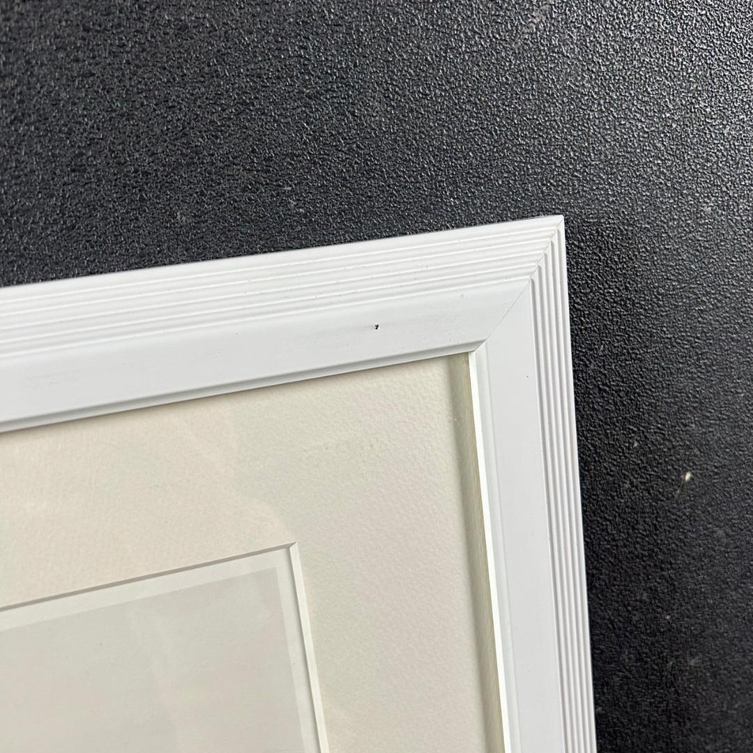 美品 中島潔「静寂」レフグラフ 直筆サイン入 作品保証書有 額縁入り