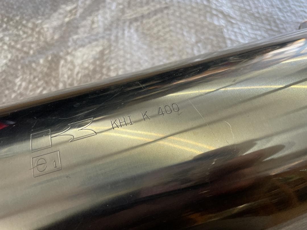 カワサキZX20B純正マフラーサイレンサー美品KHI K 400  ZX-12R