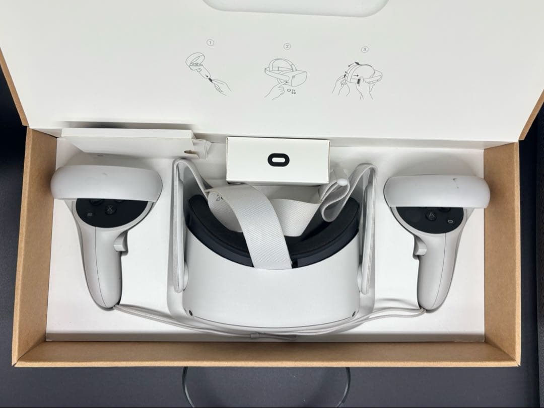 t*l様  Quest2 64G コントローラー　ヘッドストラップ付