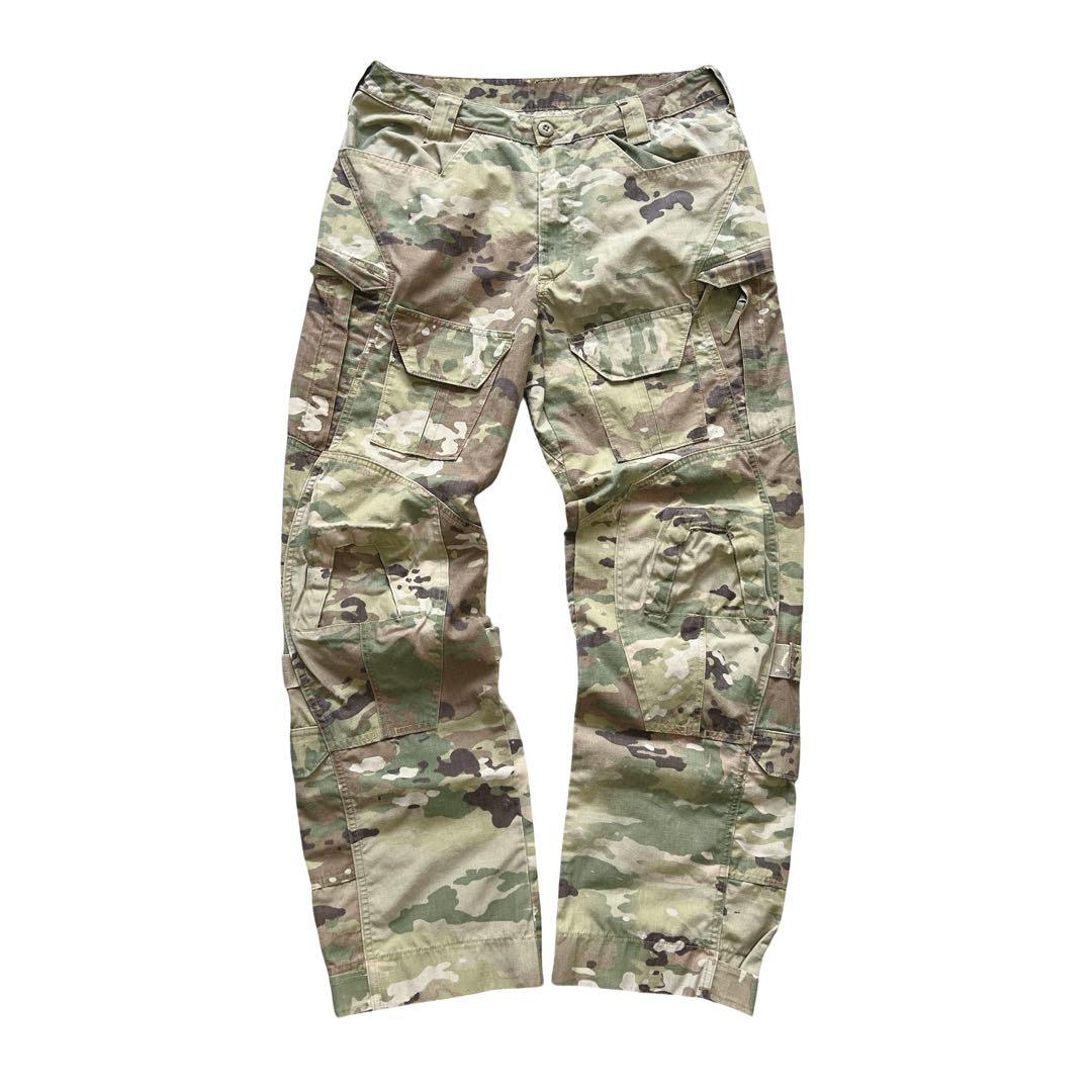米軍放出品 米軍実物 コンバットパンツ MASSIF ウッドランド Lサイズ相当
