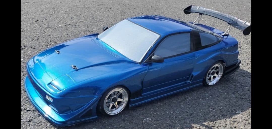 ヨコモTOYO TIRES180SXボディD1デカール付き