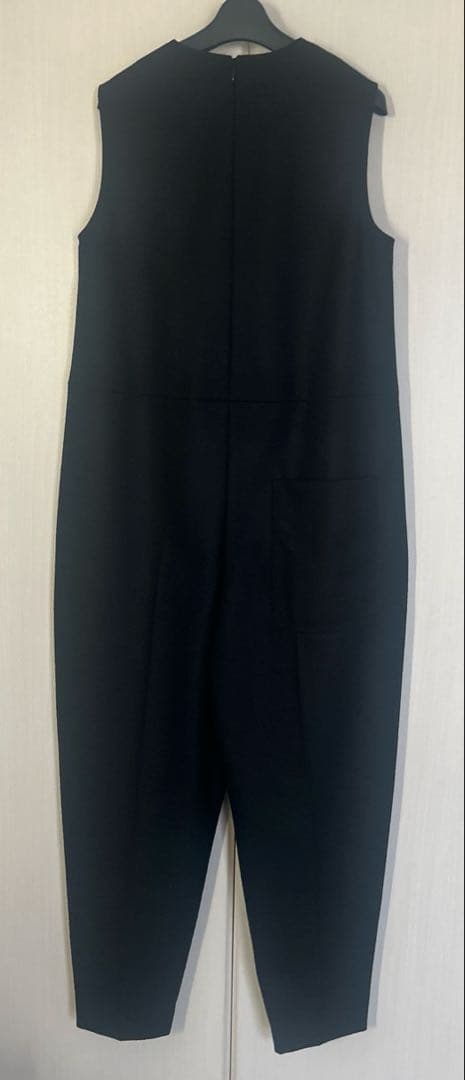 LOHEN フランネルバイカラーオールインワン38ブラック