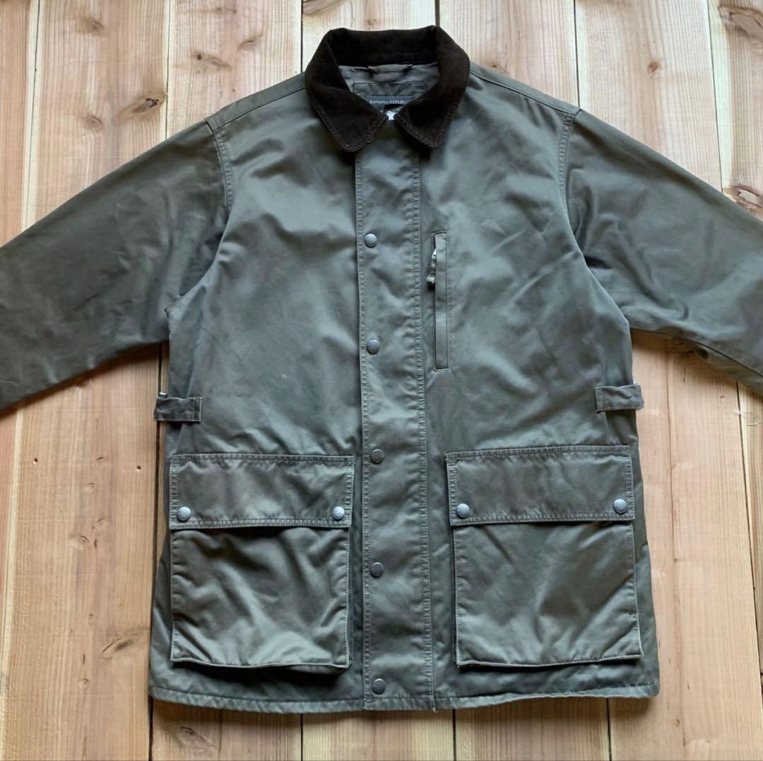 BANANA REPUBLIC 90年代　カバーオールジャケット　カーキグリーン